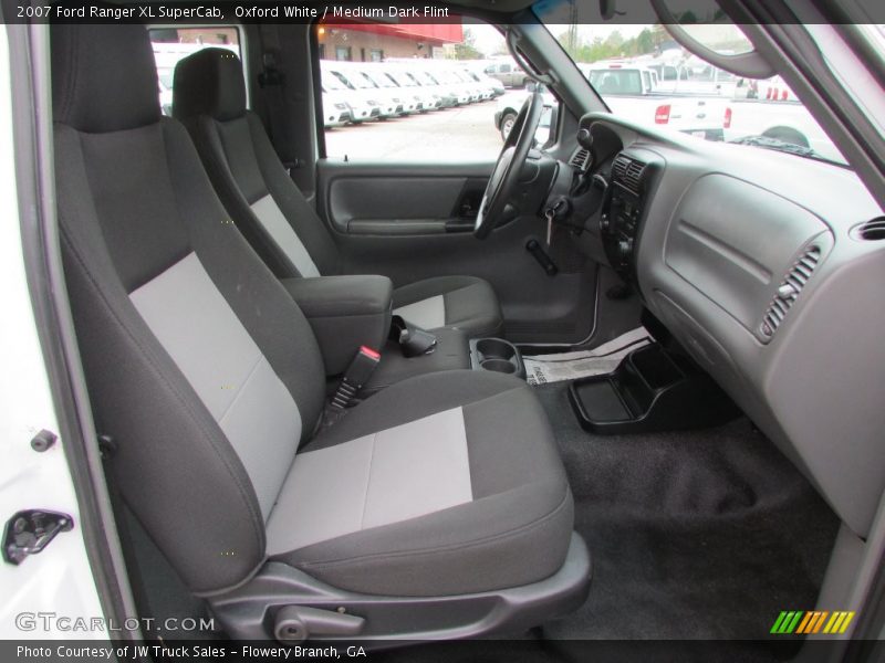 Oxford White / Medium Dark Flint 2007 Ford Ranger XL SuperCab