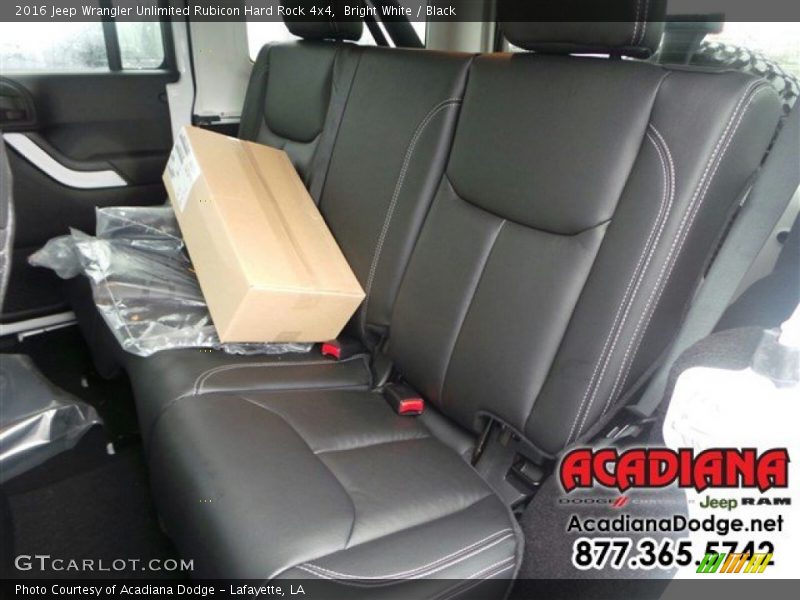 Bright White / Black 2016 Jeep Wrangler Unlimited Rubicon Hard Rock 4x4