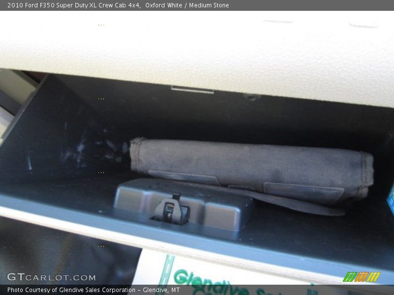Oxford White / Medium Stone 2010 Ford F350 Super Duty XL Crew Cab 4x4