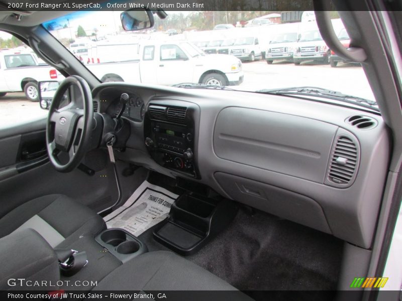 Oxford White / Medium Dark Flint 2007 Ford Ranger XL SuperCab