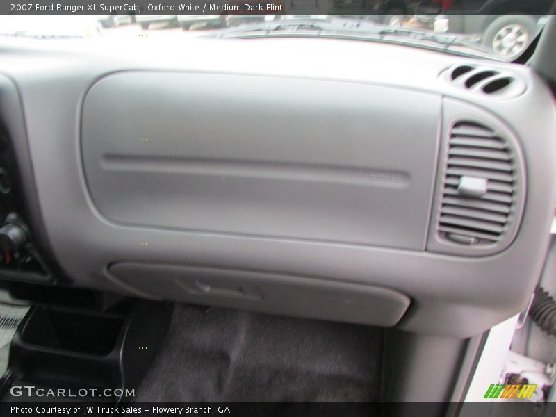 Oxford White / Medium Dark Flint 2007 Ford Ranger XL SuperCab