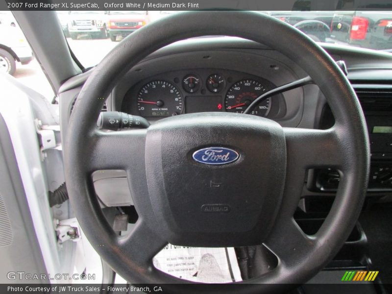 Oxford White / Medium Dark Flint 2007 Ford Ranger XL SuperCab