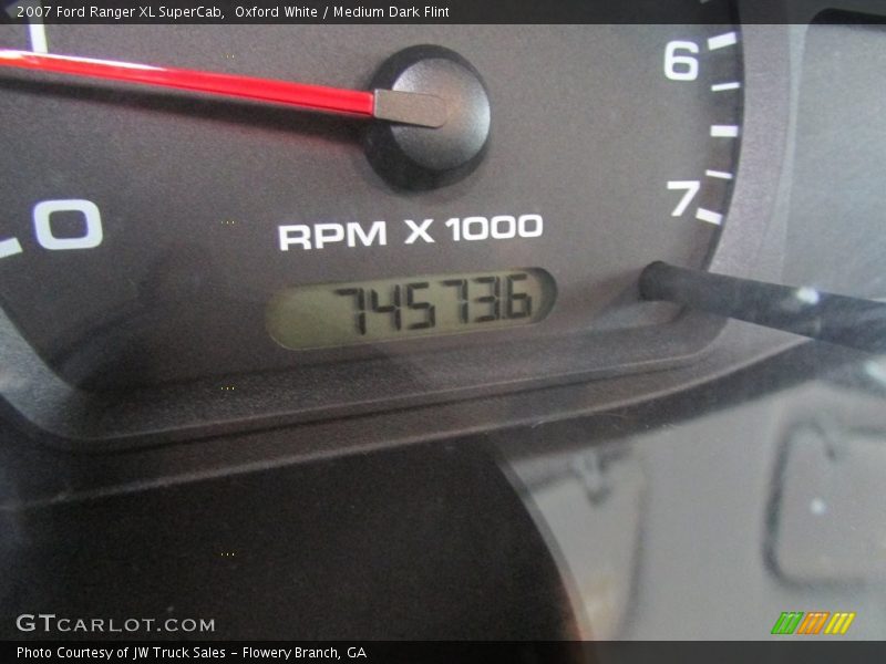Oxford White / Medium Dark Flint 2007 Ford Ranger XL SuperCab
