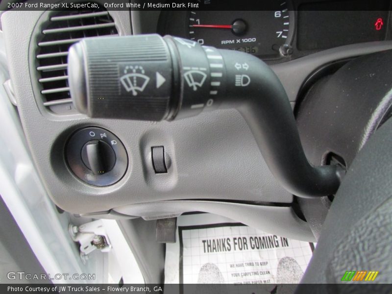 Oxford White / Medium Dark Flint 2007 Ford Ranger XL SuperCab