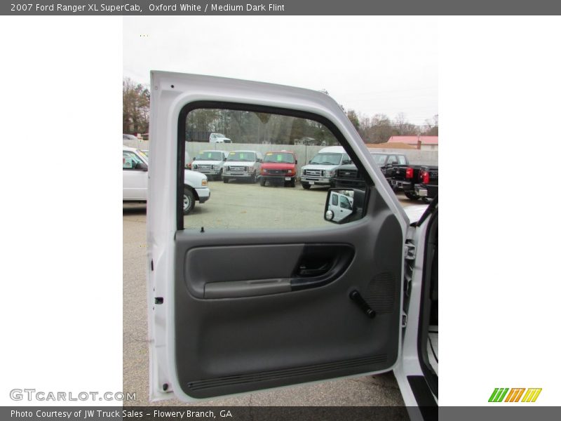 Oxford White / Medium Dark Flint 2007 Ford Ranger XL SuperCab