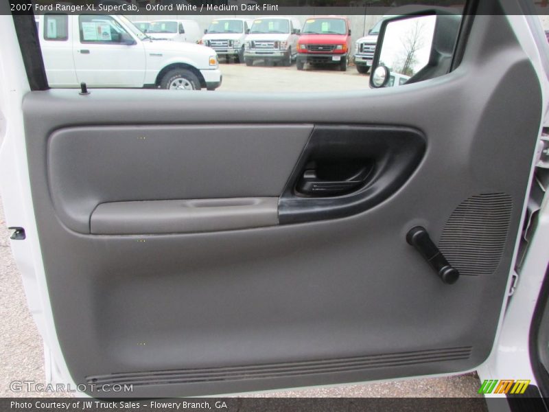 Oxford White / Medium Dark Flint 2007 Ford Ranger XL SuperCab