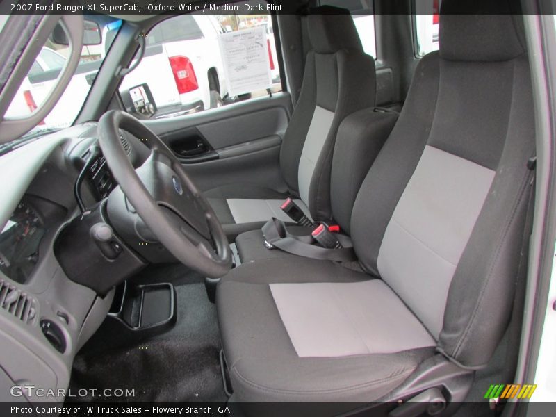 Oxford White / Medium Dark Flint 2007 Ford Ranger XL SuperCab