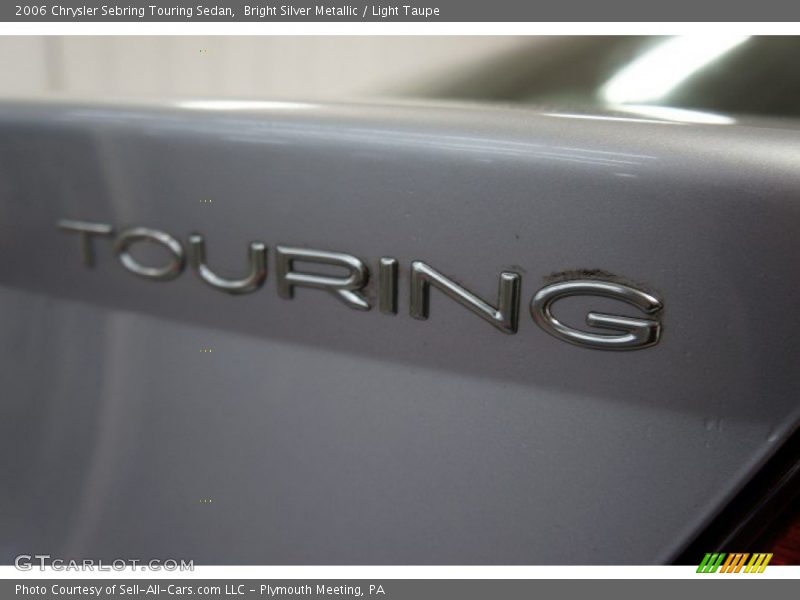 Bright Silver Metallic / Light Taupe 2006 Chrysler Sebring Touring Sedan