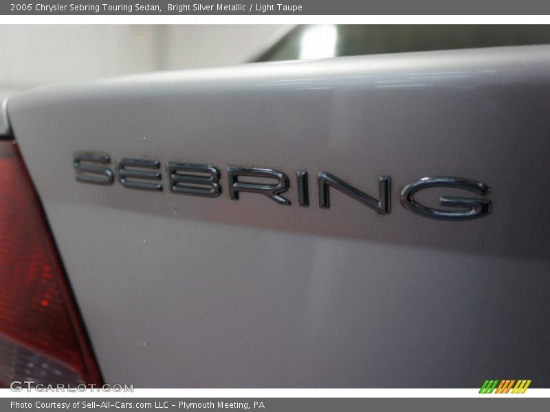 Bright Silver Metallic / Light Taupe 2006 Chrysler Sebring Touring Sedan