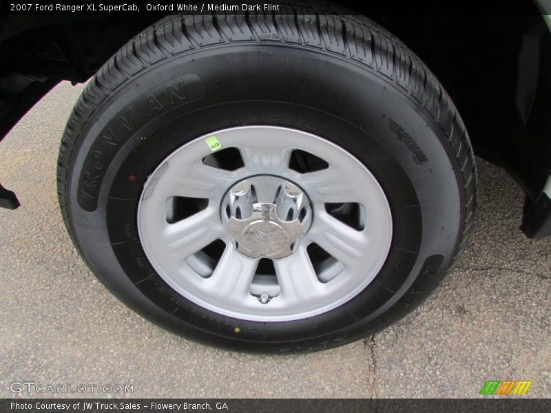 Oxford White / Medium Dark Flint 2007 Ford Ranger XL SuperCab