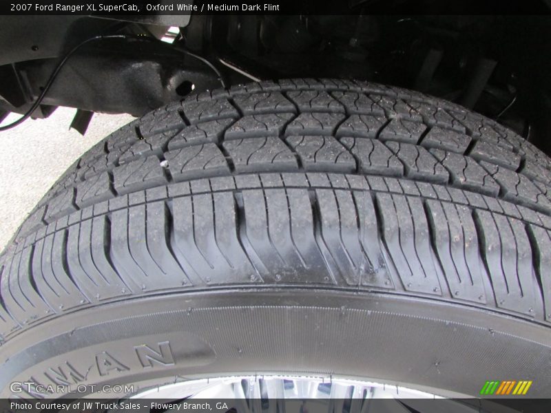 Oxford White / Medium Dark Flint 2007 Ford Ranger XL SuperCab