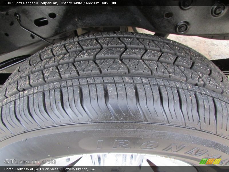 Oxford White / Medium Dark Flint 2007 Ford Ranger XL SuperCab