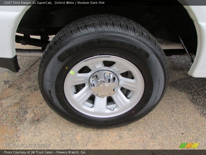 Oxford White / Medium Dark Flint 2007 Ford Ranger XL SuperCab