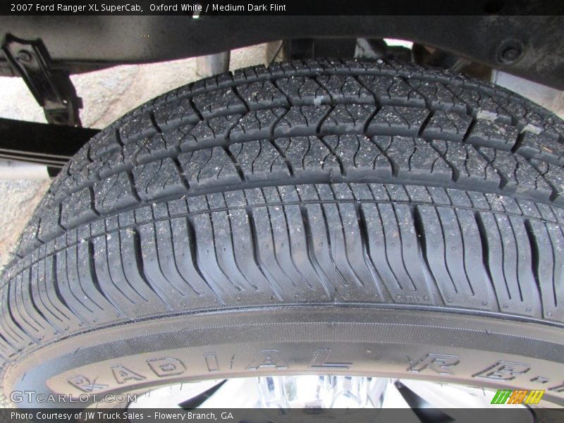 Oxford White / Medium Dark Flint 2007 Ford Ranger XL SuperCab