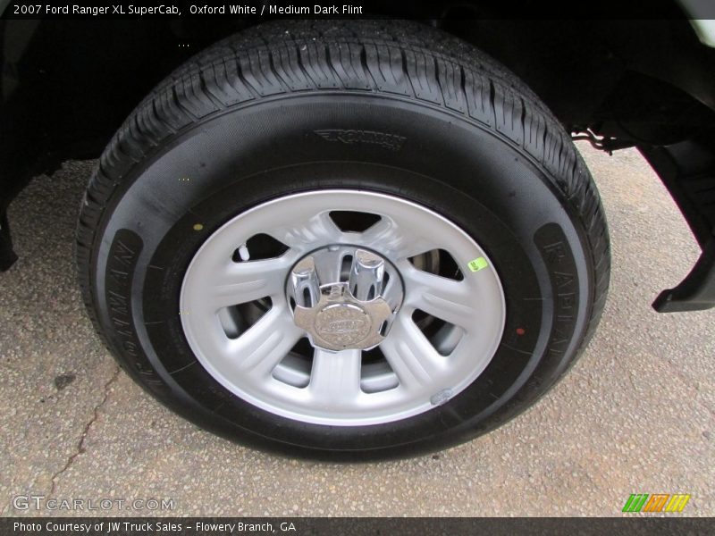 Oxford White / Medium Dark Flint 2007 Ford Ranger XL SuperCab