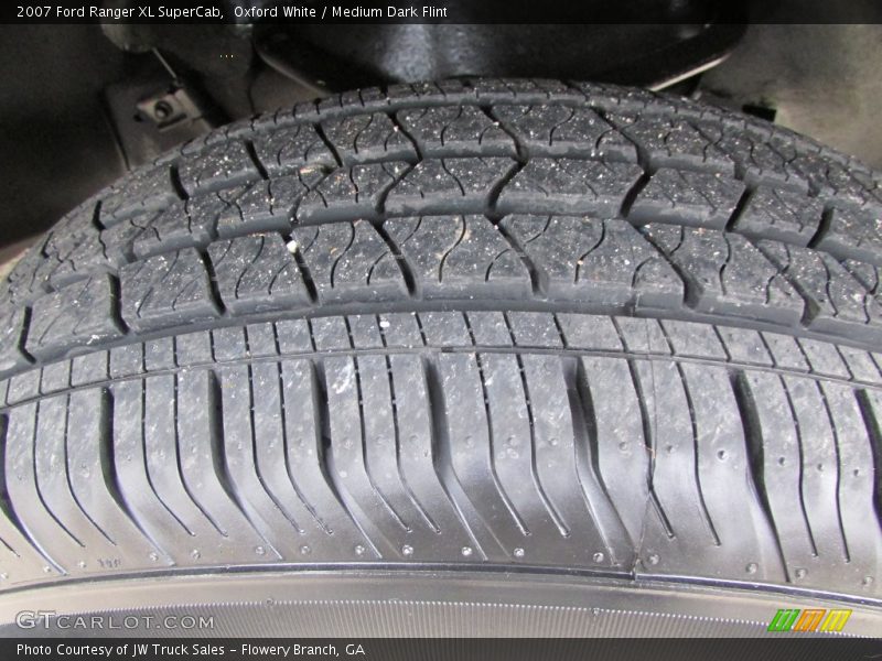 Oxford White / Medium Dark Flint 2007 Ford Ranger XL SuperCab