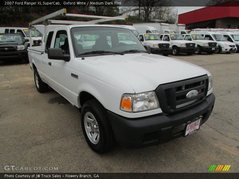 Oxford White / Medium Dark Flint 2007 Ford Ranger XL SuperCab
