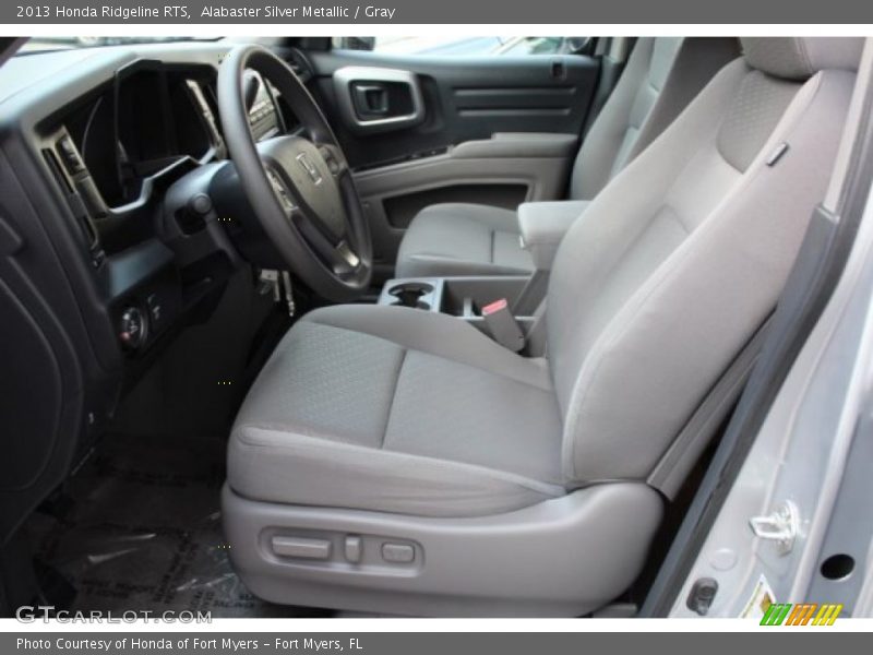 Alabaster Silver Metallic / Gray 2013 Honda Ridgeline RTS