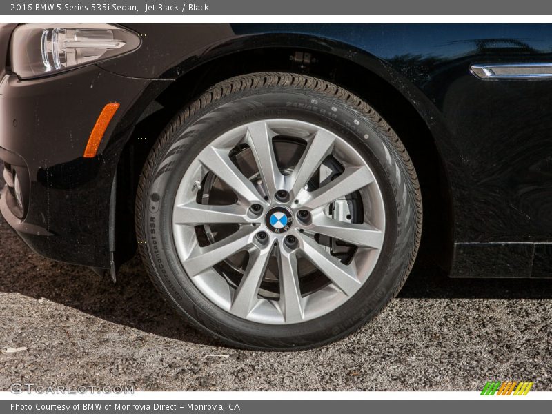 Jet Black / Black 2016 BMW 5 Series 535i Sedan