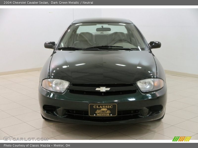 Dark Green Metallic / Neutral 2004 Chevrolet Cavalier Sedan