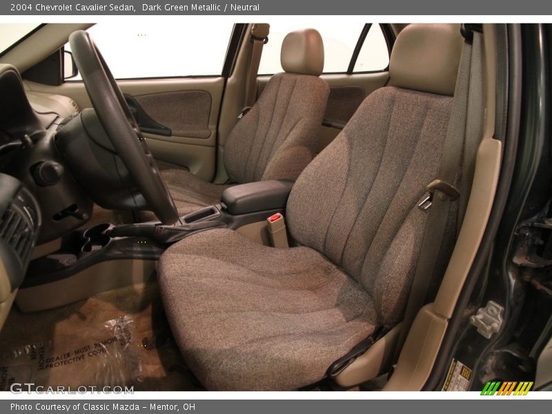 Dark Green Metallic / Neutral 2004 Chevrolet Cavalier Sedan