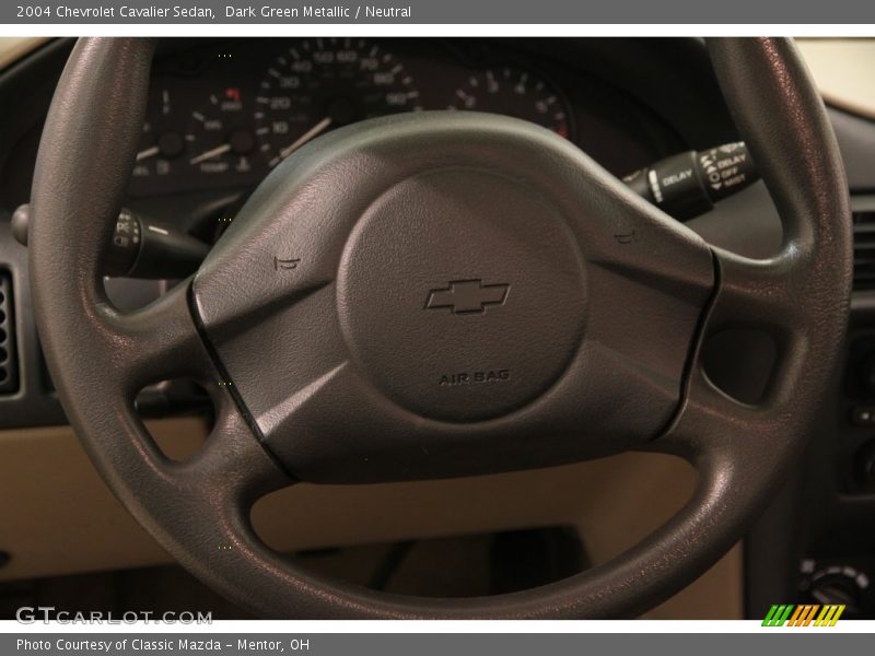 Dark Green Metallic / Neutral 2004 Chevrolet Cavalier Sedan