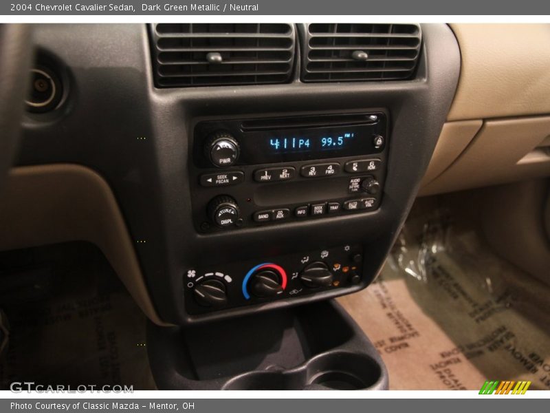 Dark Green Metallic / Neutral 2004 Chevrolet Cavalier Sedan