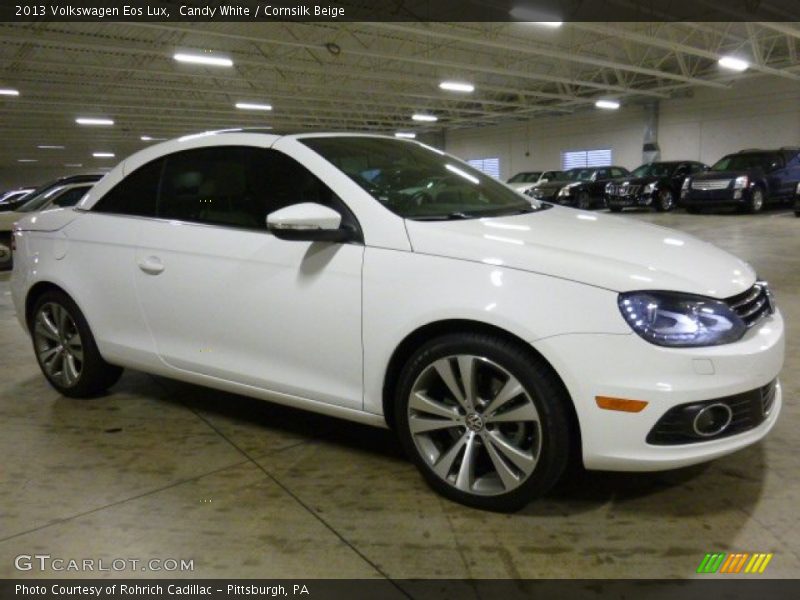 Candy White / Cornsilk Beige 2013 Volkswagen Eos Lux
