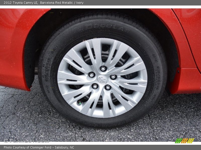 Barcelona Red Metallic / Ivory 2012 Toyota Camry LE