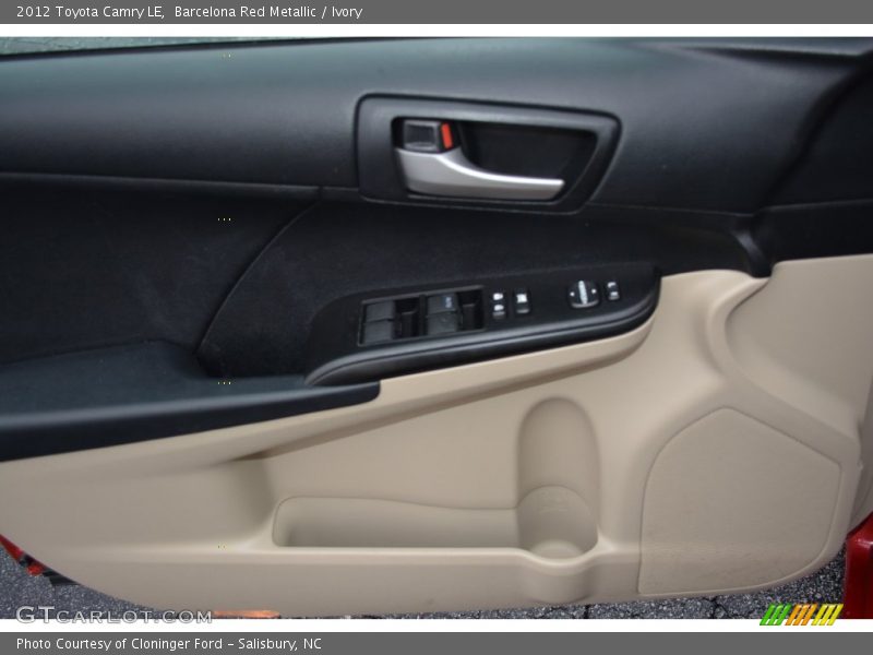 Barcelona Red Metallic / Ivory 2012 Toyota Camry LE