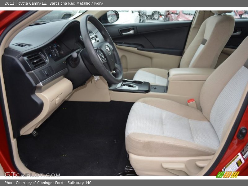 Barcelona Red Metallic / Ivory 2012 Toyota Camry LE