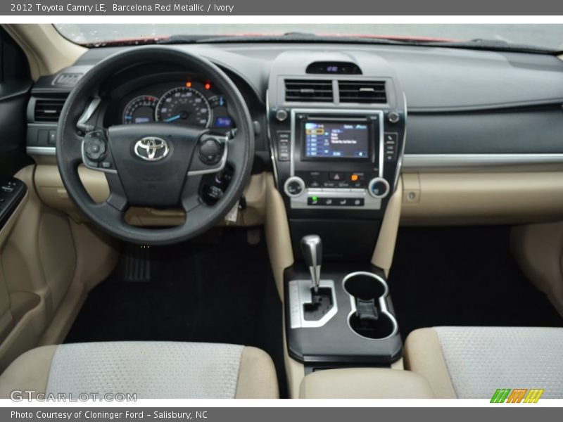 Barcelona Red Metallic / Ivory 2012 Toyota Camry LE