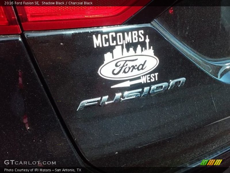 Shadow Black / Charcoal Black 2016 Ford Fusion SE