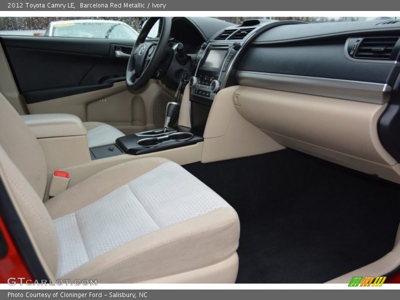 Barcelona Red Metallic / Ivory 2012 Toyota Camry LE