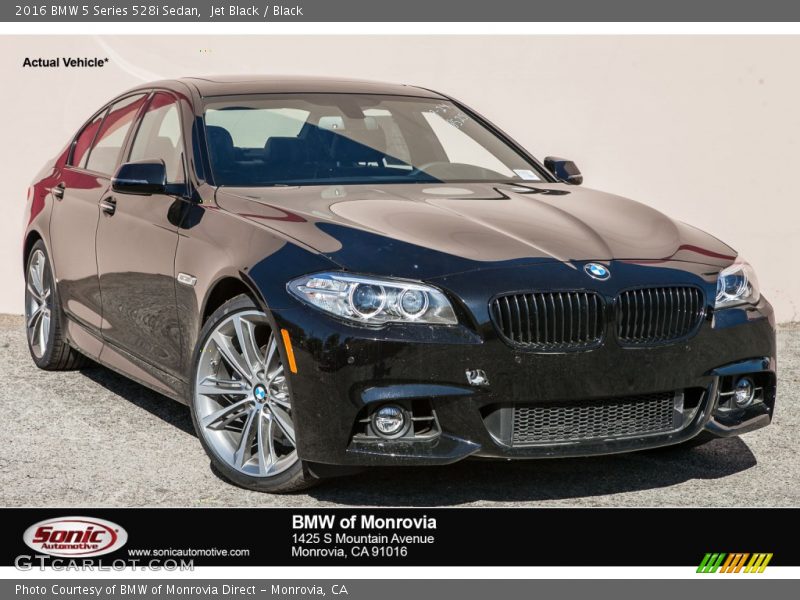 Jet Black / Black 2016 BMW 5 Series 528i Sedan