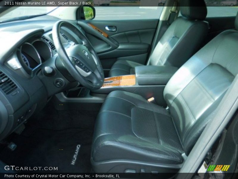 Super Black / Black 2011 Nissan Murano LE AWD