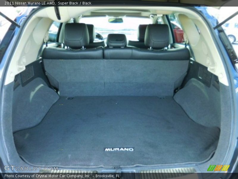 Super Black / Black 2011 Nissan Murano LE AWD