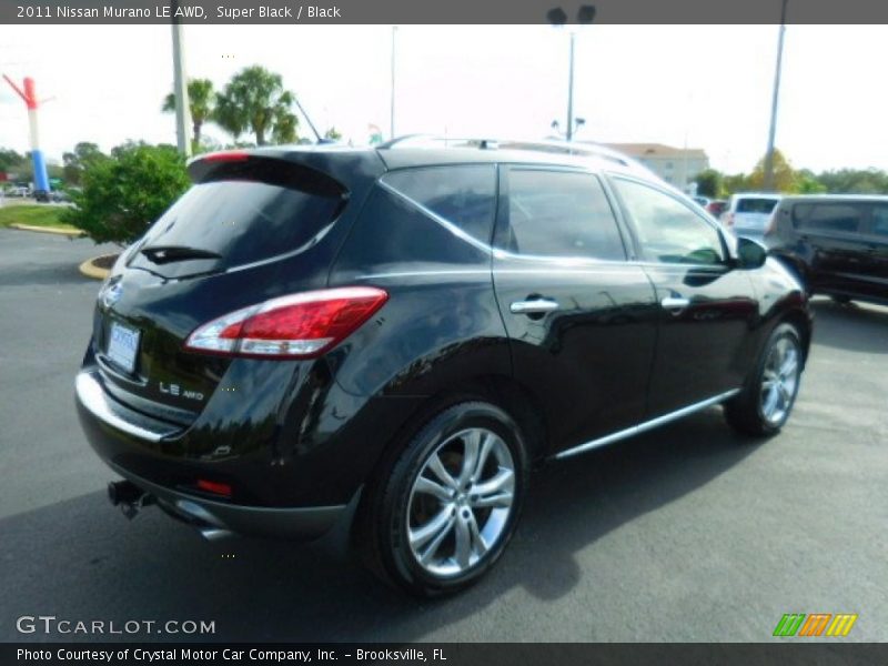 Super Black / Black 2011 Nissan Murano LE AWD