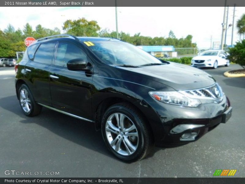 Super Black / Black 2011 Nissan Murano LE AWD