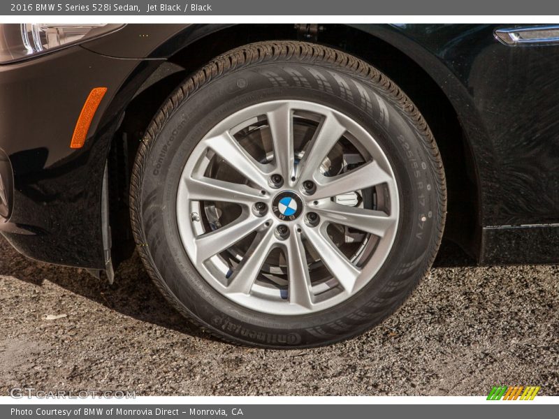 Jet Black / Black 2016 BMW 5 Series 528i Sedan