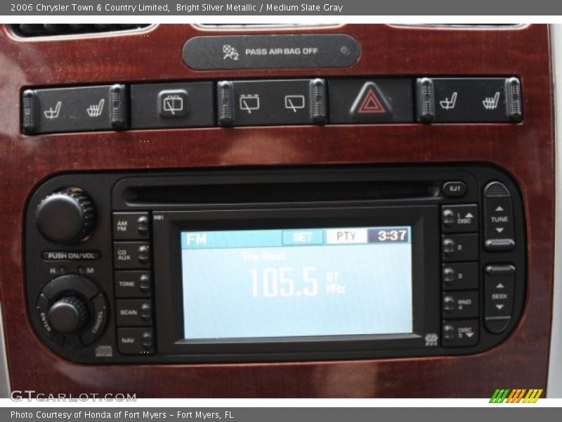 Bright Silver Metallic / Medium Slate Gray 2006 Chrysler Town & Country Limited