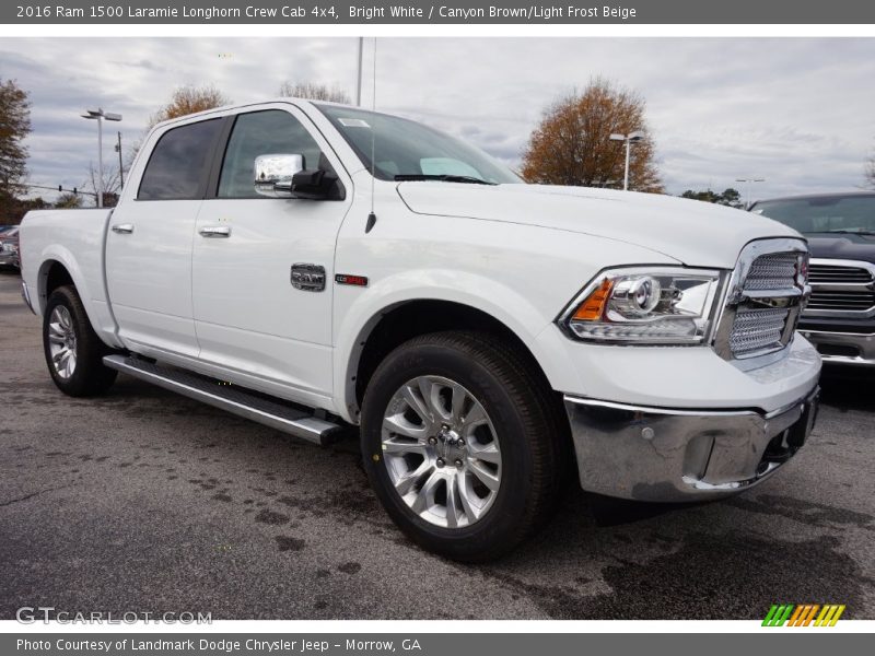 Front 3/4 View of 2016 1500 Laramie Longhorn Crew Cab 4x4
