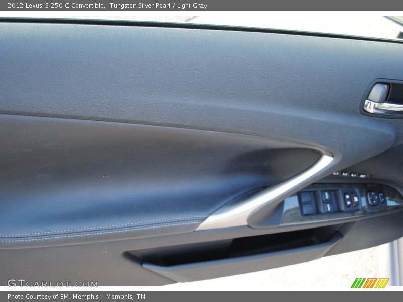 Tungsten Silver Pearl / Light Gray 2012 Lexus IS 250 C Convertible