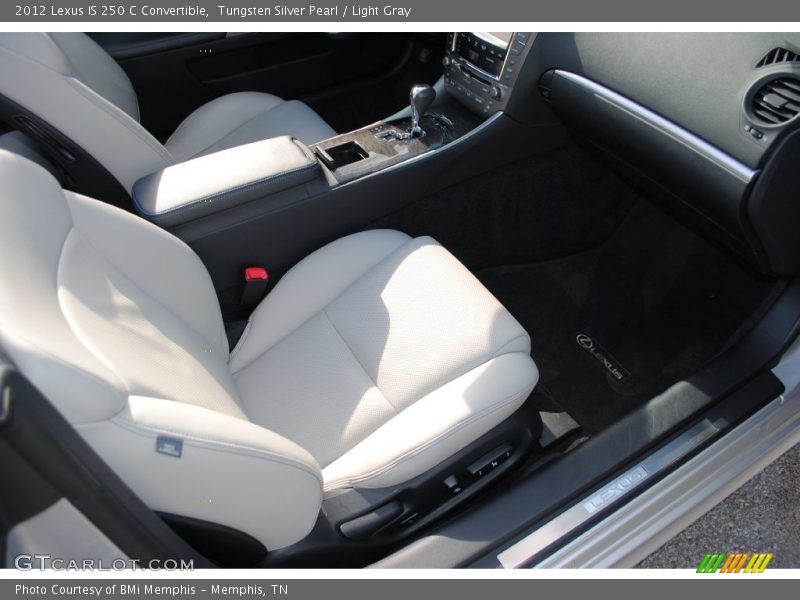 Tungsten Silver Pearl / Light Gray 2012 Lexus IS 250 C Convertible