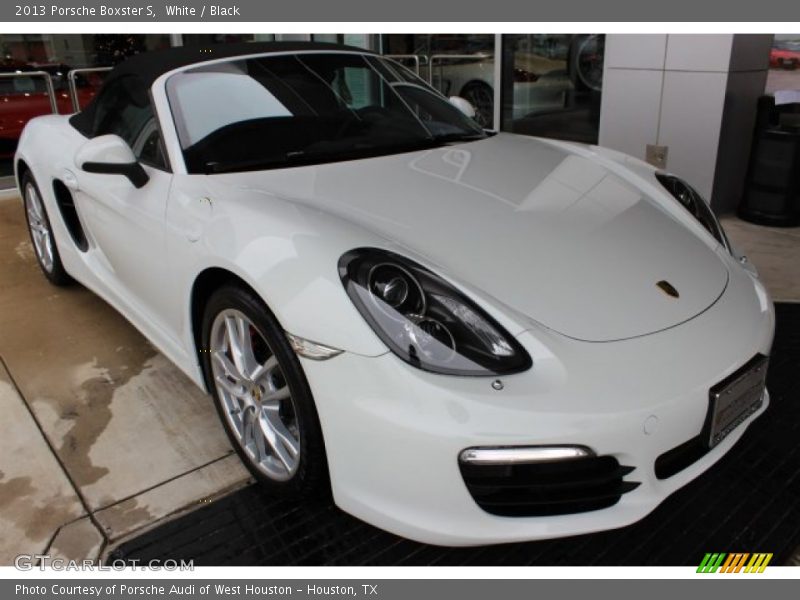 White / Black 2013 Porsche Boxster S