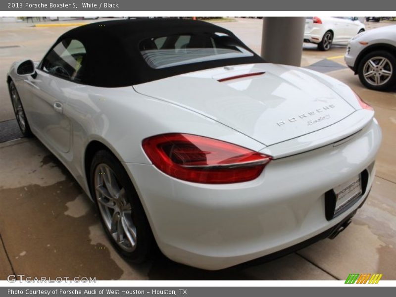 White / Black 2013 Porsche Boxster S