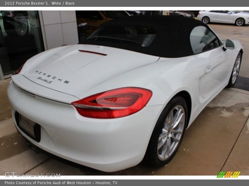 White / Black 2013 Porsche Boxster S