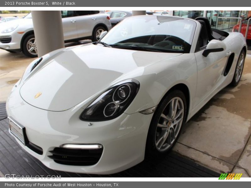White / Black 2013 Porsche Boxster S
