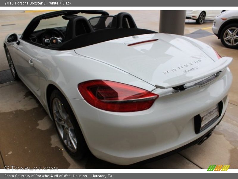 White / Black 2013 Porsche Boxster S