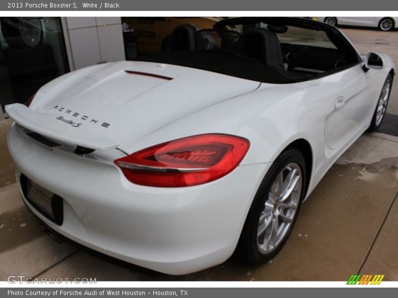 White / Black 2013 Porsche Boxster S